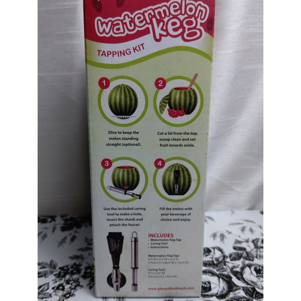 Final Touch Watermelon Keg Tapping Kit - Picture 3 of 5